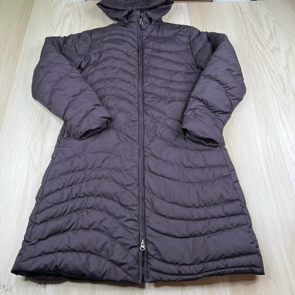 Patagonia Feather Duster Coat Womens Size M Medium Purple